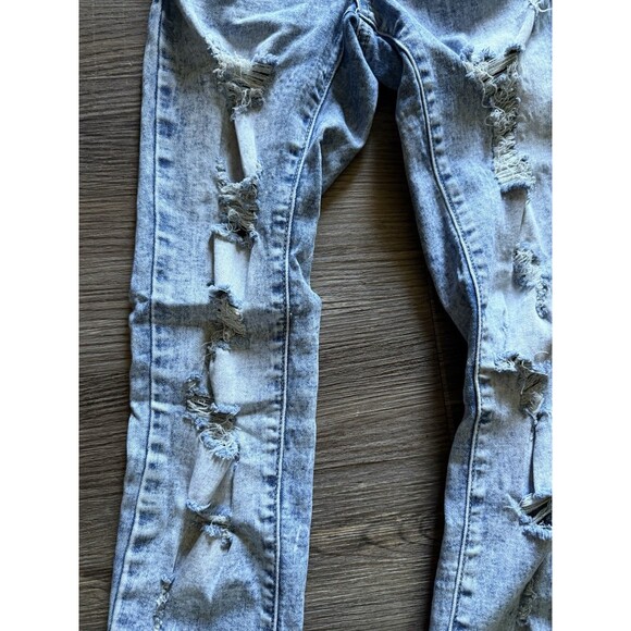 Hot Kiss High Rise Skinny Ankle Jeans, Size 3, Distressed Pants - Picture 2 of 8